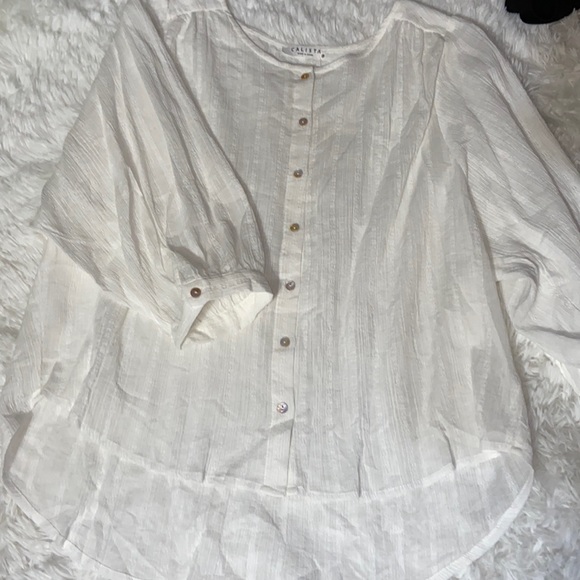 Calista white blouse - Picture 1 of 3